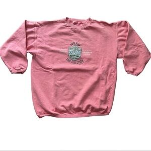 BUM Equipment Pink Crewneck Sweatshirt